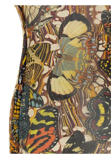 long dress woman yellow an multicolor JEAN PAUL GAULTIER | 26/01-W-DR133-M020P1090